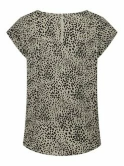 Only Damen Top ONLVIC Regular Fit 2er Pack -JEANS DIRECT Verkäufe 47506 3Only 15284243 Black Seagras dots 2 back