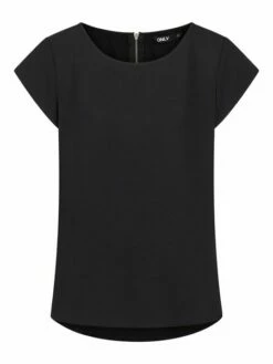 Only Damen Top ONLVIC Regular Fit 2er Pack -JEANS DIRECT Verkäufe 47506 6Only 15284243 Black Seagras dots 1 front