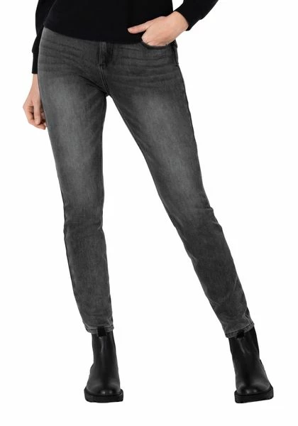 TIMEZONE Damen Jeans TIGHT ALEENATZ WOMANSHAPE - Tight Fit - Grau - Vulcano Grey Wash 6 TIMEZONE Damen Jeans TIGHT ALEENATZ WOMANSHAPE - Tight Fit - Grau - Vulcano Grey Wash – Bild 4