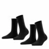 Falke Damen Socken HAPPY- 2er Pack -JEANS DIRECT Verkäufe 47604 46417 3000 frontview