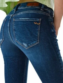 LTB Damen Jeans NICOLE Skinny Fit - Blau - Morna Wash -JEANS DIRECT Verkäufe 47605 Nicole 1009 51244 15091 54004 Morna Wash detail