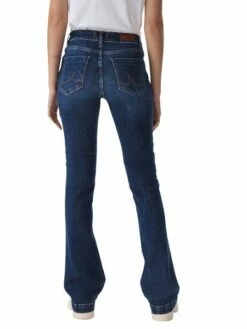 LTB Damen Jeans FALLON Flared Fit - Blau - Morna Undamaged Wash -JEANS DIRECT Verkäufe 47610 Fallon 1009 51367 15091 54100 Morna Undamaged back