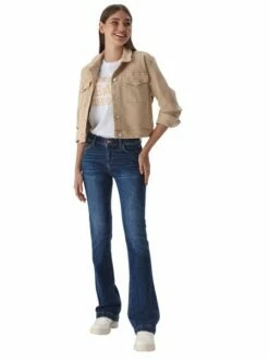 LTB Damen Jeans FALLON Flared Fit - Blau - Morna Undamaged Wash -JEANS DIRECT Verkäufe 47610 Fallon 1009 51367 15091 54100 Morna Undamaged front 1