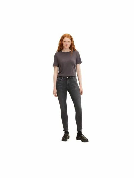 Tom Tailor Denim Damen Jeans JONA - Extra Skinny Fit - Grau- Used Mid Stone Grey 6 Tom Tailor Denim Damen Jeans JONA - Extra Skinny Fit - Grau- Used Mid Stone Grey – Bild 4