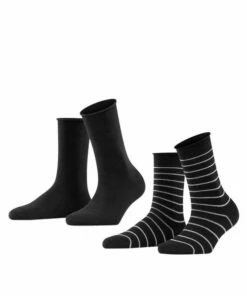 Falke Damen Socken HAPPY STRIPE 2er Pack