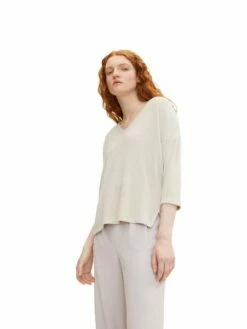 Tom Tailor Denim Damen Pullover LOOSE V-NECK - Relaxed Fit -JEANS DIRECT Verkäufe 47841 Denim Tom Ta 212 30026 1032832 2 1