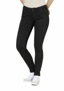 Paddock`s Damen Jeans LUCY SHAPE DENIM - Skinny Fit - Schwarz - Black -JEANS DIRECT Verkäufe 47860 605203503000 6001 9 1