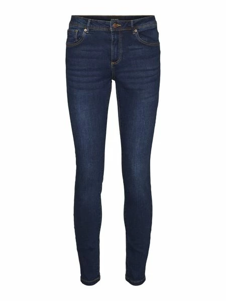 Vero Moda Damen Jeans VMTANYA VI3144 - Skinny Fit - Blau - Dark Blue Denim 13 Vero Moda Damen Jeans VMTANYA VI3144 - Skinny Fit - Blau - Dark Blue Denim – Bild 11