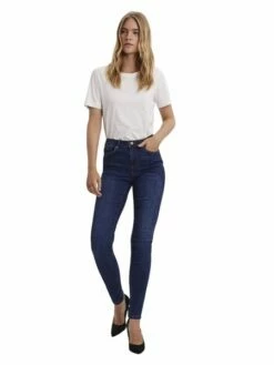 Vero Moda Damen Jeans VMTANYA VI3144 - Skinny Fit - Blau - Dark Blue Denim 21 Vero Moda Damen Jeans VMTANYA VI3144 - Skinny Fit - Blau - Dark Blue Denim -JEANS DIRECT Verkäufe 47903 vm 3673881 frontfull 1