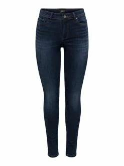 Only Damen Jeans ONLWAUW BJ581 Skinny Fit - Blau - Dark Blue Denim -JEANS DIRECT Verkäufe 48004 on 4021499 front