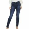 Only Damen Jeans ONLWAUW BJ581 Skinny Fit - Blau - Dark Blue Denim