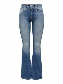 Only Damen Jeans ONLBLUSH MID FLARED REA1319 Blau - Medium Blue Denim -JEANS DIRECT Verkäufe 48005 on 3553368 front 1