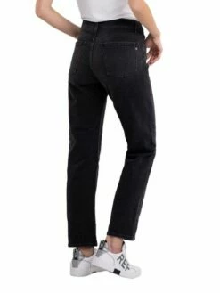 Replay Damen Jeans MAIJKE STRAIGHT - Straight Fit - Schwarz - Black Denim -JEANS DIRECT Verkäufe 48187 WB461 000 641 31F 098 3 1
