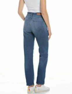 Replay Damen Jeans MAIJKE STRAIGHT - Straight Fit - Blau - Medium Blue Denim -JEANS DIRECT Verkäufe 48188 WB461 000 637 32F 009 B 1