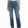 Replay Damen Jeans MAIJKE STRAIGHT - Straight Fit - Blau - Medium Blue Denim -JEANS DIRECT Verkäufe 48188 WB461 000 637 32F 009 F