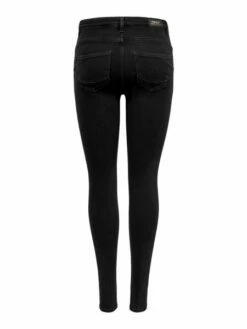 Only Damen Jeans ONLPOWER MID PUSH UP REA3659 - Skinny Fit - Schwarz - Black -JEANS DIRECT Verkäufe 48206 on 3113289 back 1