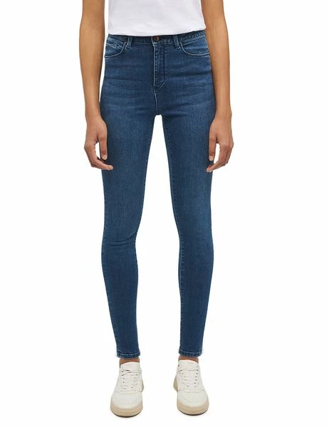 Mustang Damen Jeans GEORGIA Super Skinny Fit - Blau - Blue Denim 7 Mustang Damen Jeans GEORGIA Super Skinny Fit - Blau - Blue Denim – Bild 5