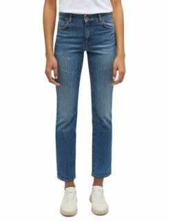 Mustang Damen Jeans CROSBY Relaxed Straight Fit - Blau - Blue Denim -JEANS DIRECT Verkäufe 48313 Mustang Jean NOS 5000582 1013594 4 1