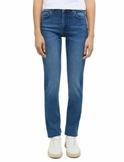 Mustang Damen Jeans CROSBY Relaxed Slim Fit - Blau - Mid Blue Denim -JEANS DIRECT Verkäufe 48318 Mustang Jean NOS 5000702 1013592 4 1