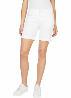 Pepe Jeans Damen Jeans Short POPPY - Regular Fit Weiss - White -JEANS DIRECT Verkäufe 48354 PL801000TA8 Front 1