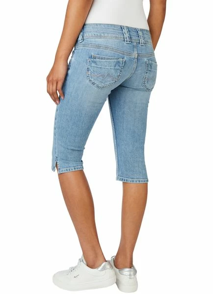 Pepe Jeans Damen Bermuda Short VENUS CROP - Regular Fit Blau - Light Blue Denim 4 Pepe Jeans Damen Bermuda Short VENUS CROP - Regular Fit Blau - Light Blue Denim – Bild 2