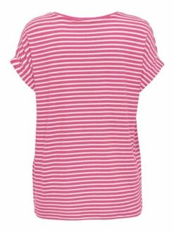 Only Damen O-Neck Top T-Shirt MOSTER 2er Pack Basic Kurzarm Rundhals Shirt -JEANS DIRECT Verkäufe 48431 Only Moster 15301600 Gin fizz gestreift rueck