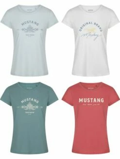 Mustang Damen T-Shirt 4er Pack Slim Fit S M L XL XXL 40 Mustang Damen T-Shirt 4er Pack Slim Fit S M L XL XXL -JEANS DIRECT Verkäufe 48530 1 48530 Farbmix 4