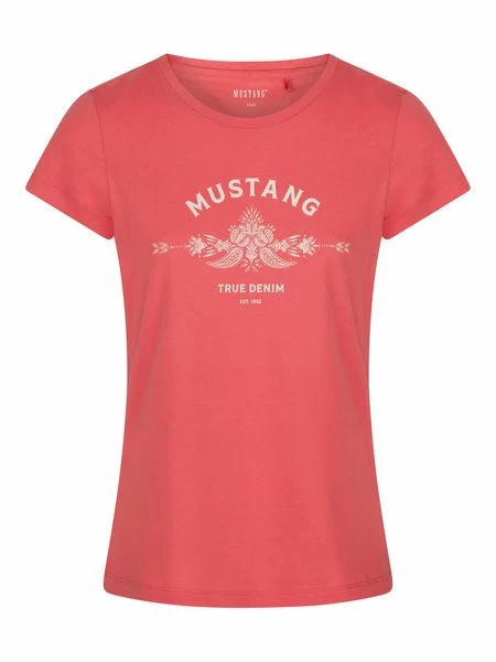 Mustang Damen T-Shirt 4er Pack Slim Fit S M L XL XXL 5 Mustang Damen T-Shirt 4er Pack Slim Fit S M L XL XXL – Bild 3