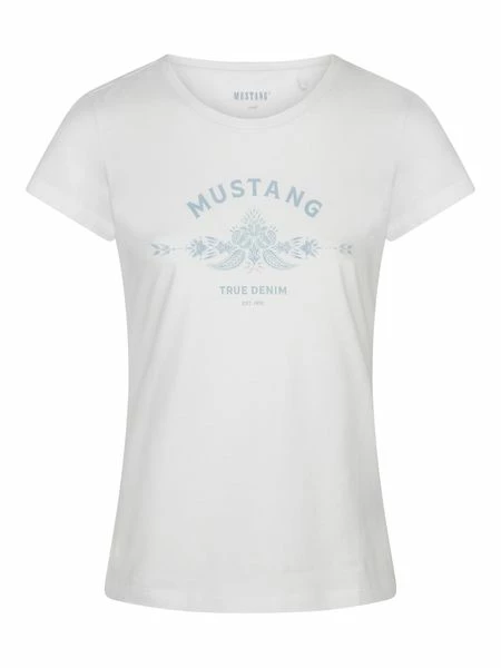 Mustang Damen T-Shirt 4er Pack Slim Fit S M L XL XXL 11 Mustang Damen T-Shirt 4er Pack Slim Fit S M L XL XXL – Bild 9