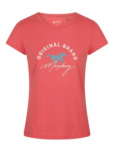 Mustang Damen T-Shirt 4er Pack Slim Fit S M L XL XXL 6 Mustang Damen T-Shirt 4er Pack Slim Fit S M L XL XXL – Bild 4