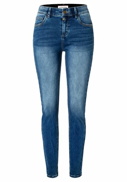 TIMEZONE Damen Jeans TIGHT ALEENATZ WOMANSHAPE - Tight Fit - Blau - Glow Blue Wash 4 TIMEZONE Damen Jeans TIGHT ALEENATZ WOMANSHAPE - Tight Fit - Blau - Glow Blue Wash – Bild 2