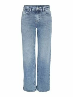 Noisy May Damen Jeans NMYOLANDA Relaxed Straight Fit - Blau - Light Blue Denim -JEANS DIRECT Verkäufe 48604 nm 4179737 front 1