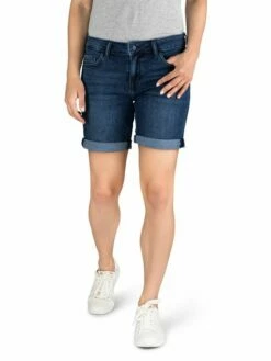 Mustang Damen Shorts Jeans Bermuda -JEANS DIRECT Verkäufe 48678 Mustang Style Bermuda 1013980 5000 782 front