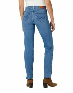Wrangler Damen Jeans STRAIGHT - Regular Fit - Blau - Aurelia -JEANS DIRECT Verkäufe 48724 112332359 3