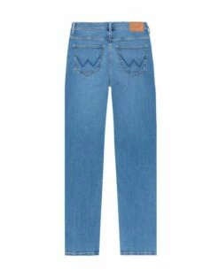Wrangler Damen Jeans STRAIGHT - Regular Fit - Blau - Aurelia -JEANS DIRECT Verkäufe 48724 Wrangler Straight Aurelia W26RCY37N Rueck 1