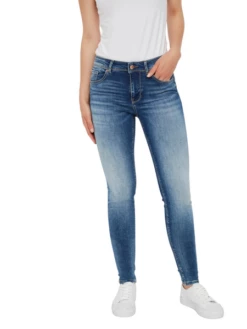 Vero Moda Damen Jeans VMLUX RI310 Slim Fit - Blau - Medium Blue Denim 17 Vero Moda Damen Jeans VMLUX RI310 Slim Fit - Blau - Medium Blue Denim -JEANS DIRECT Verkäufe 48815 vm 3301093 frontr 1