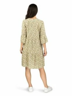 DENIMFY A Linien Kleid Damen DFFrida -JEANS DIRECT Verkäufe 48830 03 DFYFrida D70048F30417A2DY mille fleurs green back