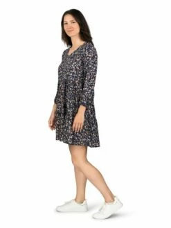 DENIMFY Damen Kleid DFIda -JEANS DIRECT Verkäufe 48851 04 DFYIda D70048F30418A2DY mille fleurs blue seite