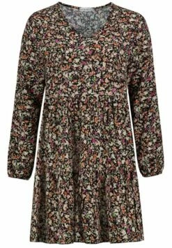 DENIMFY Damen Kleid DFIda -JEANS DIRECT Verkäufe 48851 05 mille fleur black D700048F30418A3DY V