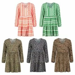 DENIMFY Damen Kleid DFIda