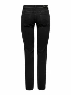 Only Damen Jeans ONLALICIA DOT297 - Straight Fit - Schwarz - Washed Black -JEANS DIRECT Verkäufe 48925 on 3830302 back 1