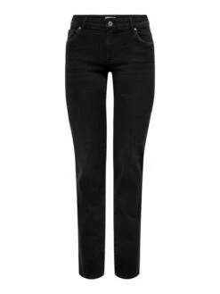 Only Damen Jeans ONLALICIA DOT297 - Straight Fit - Schwarz - Washed Black -JEANS DIRECT Verkäufe 48925 on 3830302 front