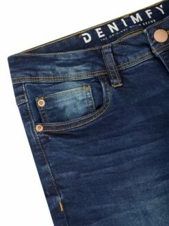DENIMFY Damen Jeans DFElla Slim Fit -JEANS DIRECT Verkäufe 49192 DFElla D85060BB62416DY dark blue denim D271 detail