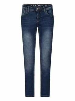 DENIMFY Damen Jeans DFElla Slim Fit -JEANS DIRECT Verkäufe 49192 DFElla D85060BB62416DY middle blue denim M282 front1