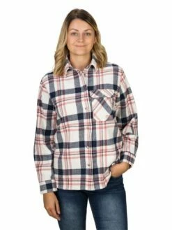 DENIMFY Damen Freizeit Hemd DFIsabella Regular Fit 24 DENIMFY Damen Freizeit Hemd DFIsabella Regular Fit -JEANS DIRECT Verkäufe 49248 02 DFIsabella D70052R11152ADY offwhite old navy dark brush rose front 2