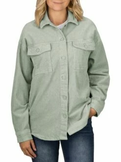 DENIMFY Damen Hemdjacke DFSophia Oversize Fit 29 DENIMFY Damen Hemdjacke DFSophia Oversize Fit -JEANS DIRECT Verkäufe 49260 01 DFSophia D60002Z11048CDY jadeite green
