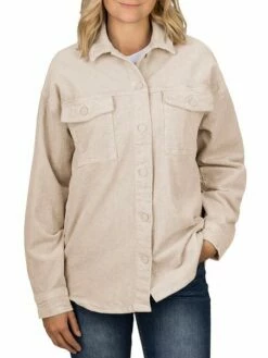 DENIMFY Damen Hemdjacke DFSophia Oversize Fit 41 DENIMFY Damen Hemdjacke DFSophia Oversize Fit -JEANS DIRECT Verkäufe 49260 01 DFSophia D60002Z11048CDY light sand 1