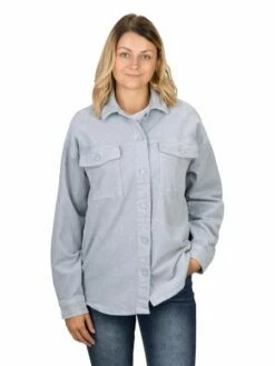 DENIMFY Damen Hemdjacke DFSophia Oversize Fit 36 DENIMFY Damen Hemdjacke DFSophia Oversize Fit -JEANS DIRECT Verkäufe 49260 02 DFSophia D60002Z11048CDY vintage jeans blue front