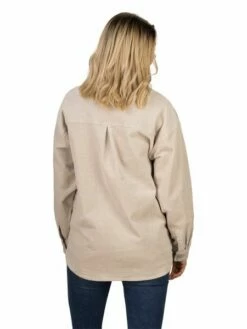 DENIMFY Damen Hemdjacke DFSophia Oversize Fit 25 DENIMFY Damen Hemdjacke DFSophia Oversize Fit -JEANS DIRECT Verkäufe 49260 03 DFSophia D60002Z11048CDY light sand back