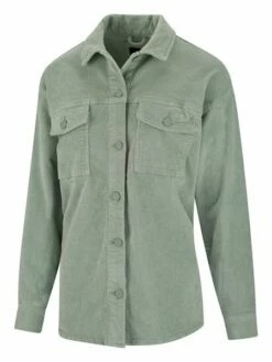 DENIMFY Damen Hemdjacke DFSophia Oversize Fit 33 DENIMFY Damen Hemdjacke DFSophia Oversize Fit -JEANS DIRECT Verkäufe 49260 05 DFSophia D60002Z11048CDY jadeite green front1